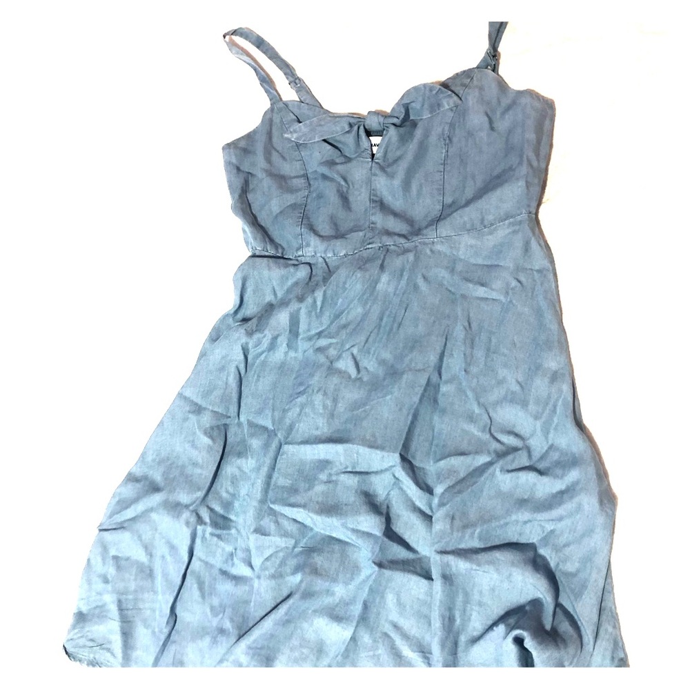 Blue mini dress